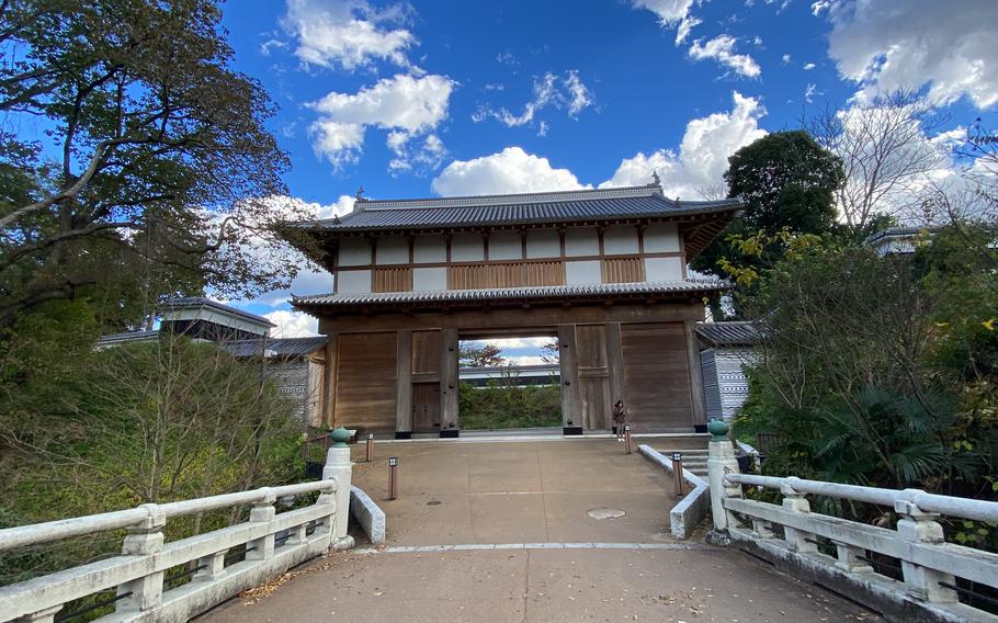 Otebashi Bridge and Otemon Gate on the Mitogaku-no-Michi Street